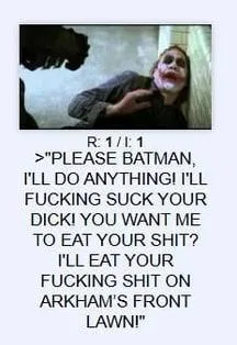 Joker Begs Batman