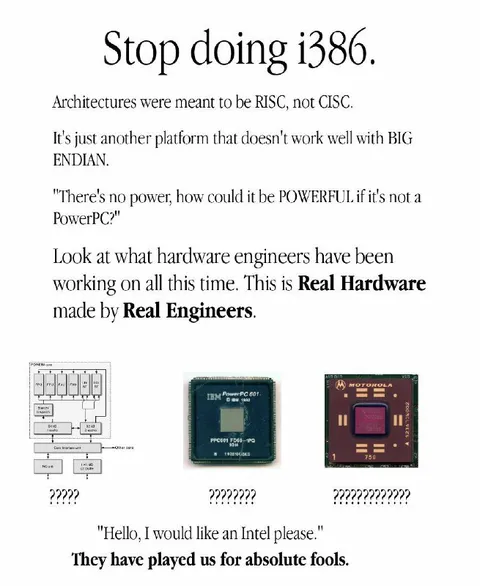 Stop doing i386