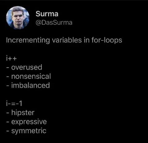 For-Loop Incrementing Styles