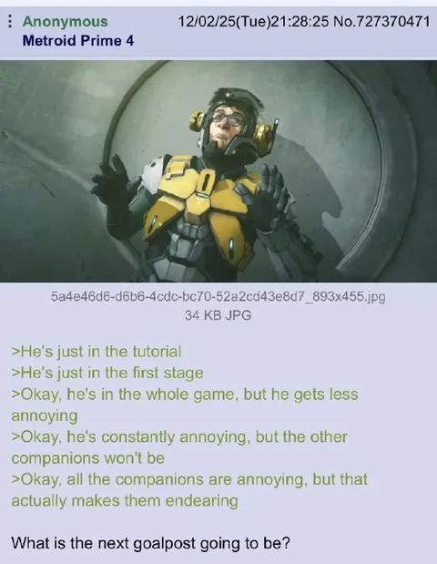 The Annoying Companion Goalpost