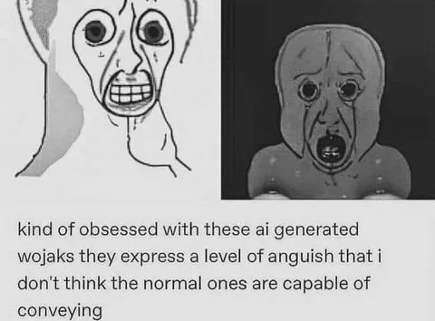 AI-Generated Wojaks Express More Anguish