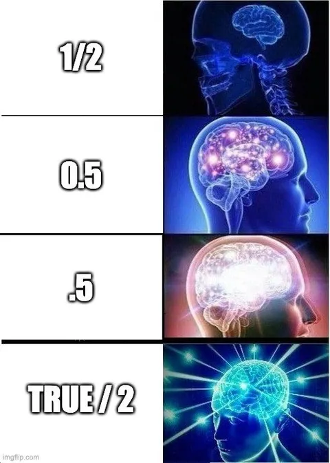 Galaxy Brain Fraction Joke