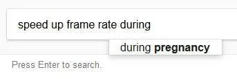 Speed Up Frame Rate During Pregnancy
