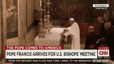 Pope Francis Teleports Away