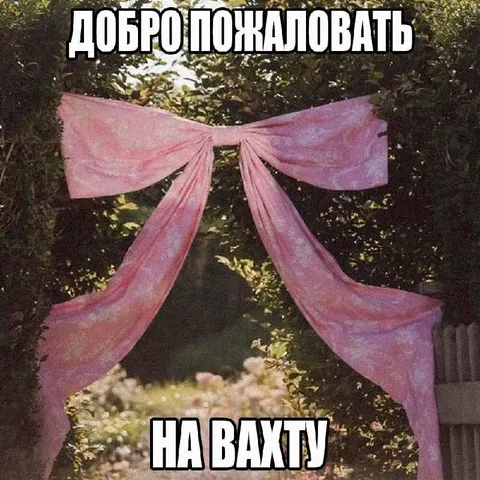 Добро пожаловать на вахту