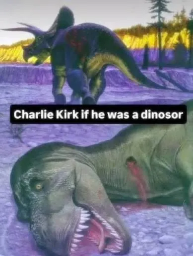 Charlie Kirk Dinosaur