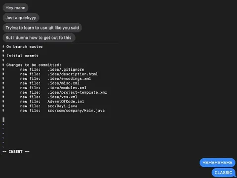 Git Beginner Gets Trapped