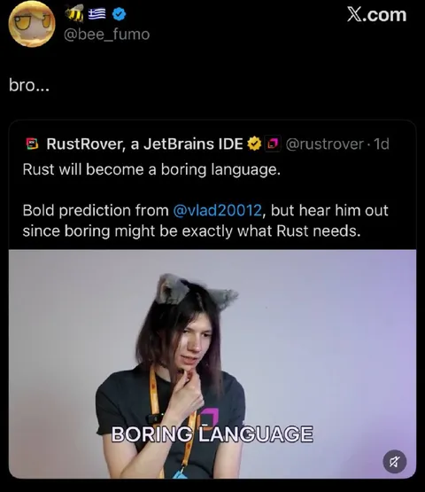 Rust Becomes a Boring Language