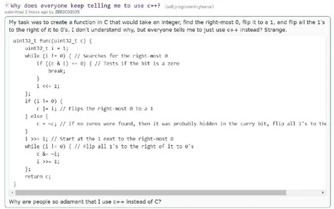 Why Use C++ Instead of C?