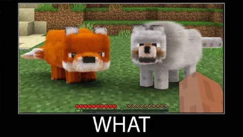 Minecraft Fox and Wolf Confusion