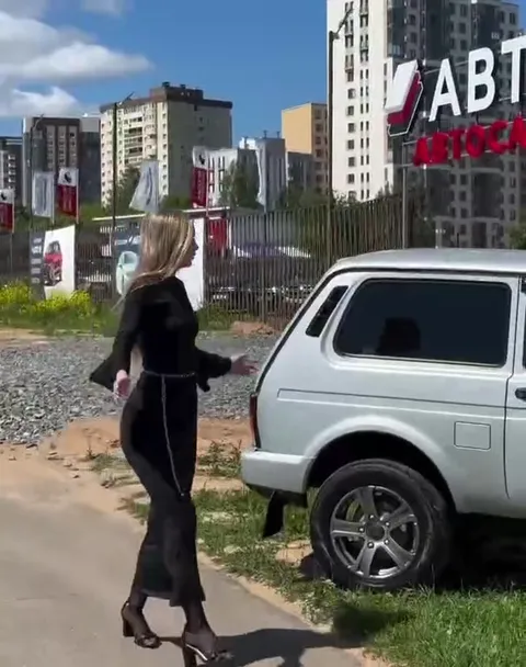 Мужчина ловит муху в машине