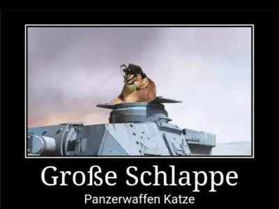 Große Schlappe Panzerkatze