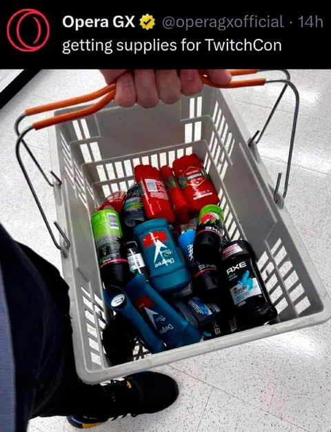 Supplies for TwitchCon