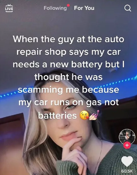 Car Battery Scam Misunderstanding