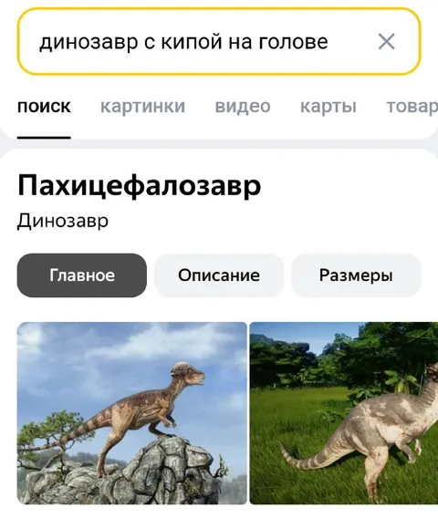 Динозавр с кипой на голове