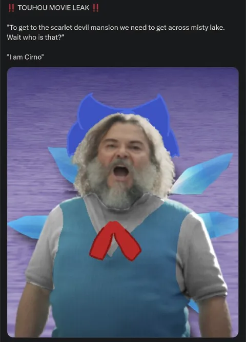 Cirno at Misty Lake
