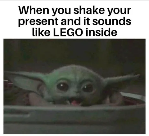 Baby Yoda Hears LEGO