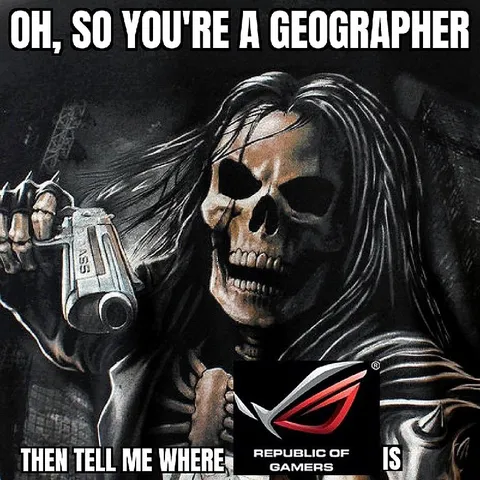So You’re a Geographer