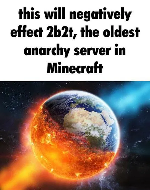 Minecraft Server Planet Destroyed