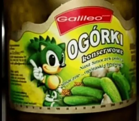Sonic na ogórkach konserwowych