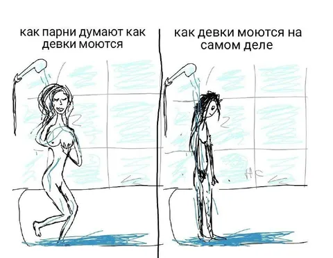 Как девушки моются на самом деле