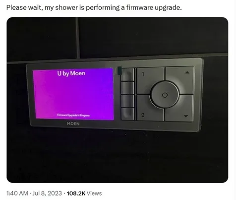 Shower Firmware Upgrade