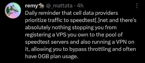 Bypassing Mobile Data Throttling