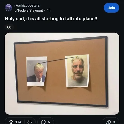 Trump Epstein Conspiracy Board