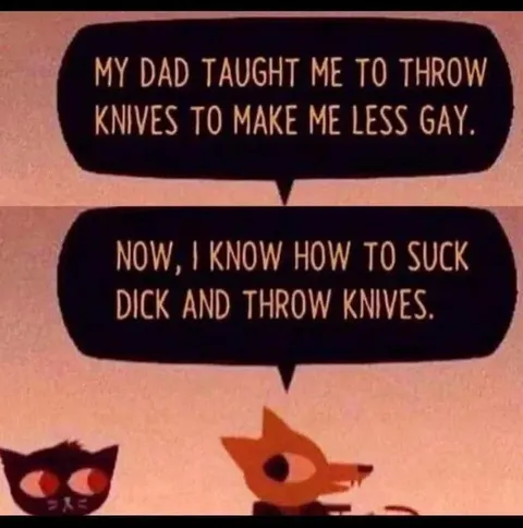 Dad Taught Me Knife Throwing