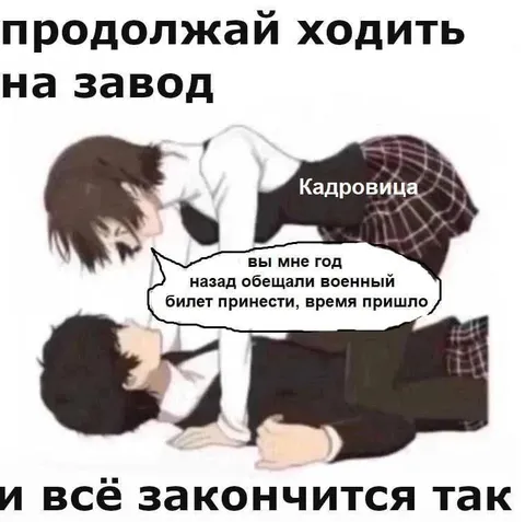 Кадровица требует военный билет