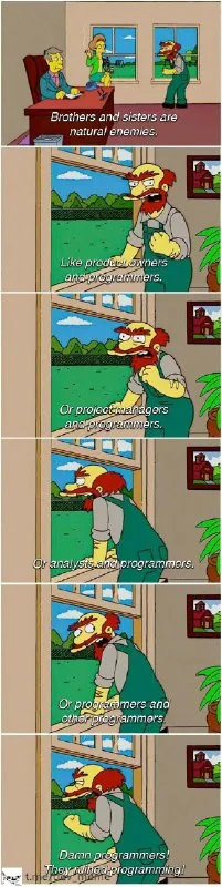 Programmers Are Natural Enemies