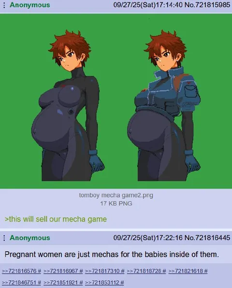 Pregnant Women Are Mechas