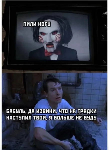 Пили ногу, бабуль
