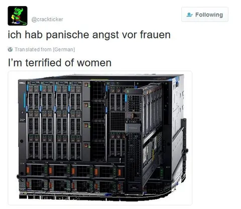 Panische Angst vor Frauen