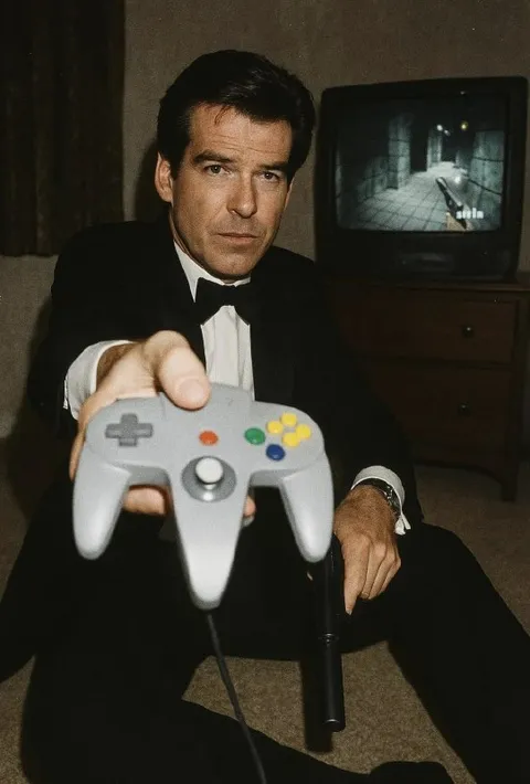 Джеймс Бонд играет в GoldenEye