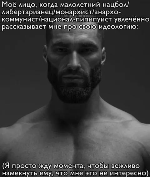 Лицо, когда слушаешь идеолога