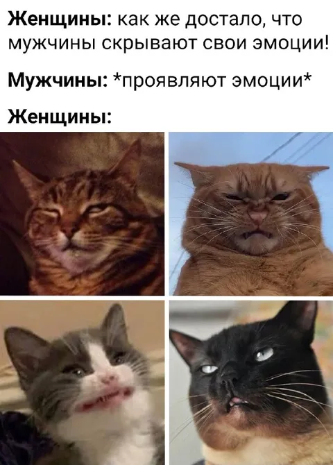 Когда мужчины проявляют эмоции