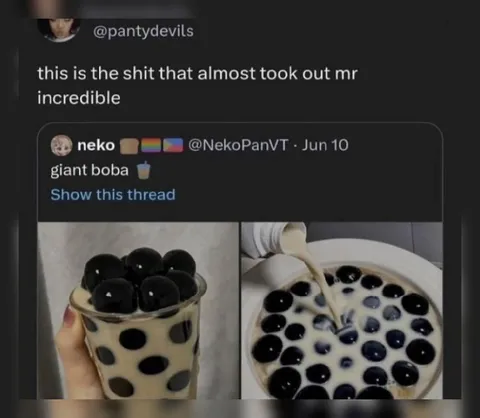 Giant Boba Almost Took Out Mr Incredible