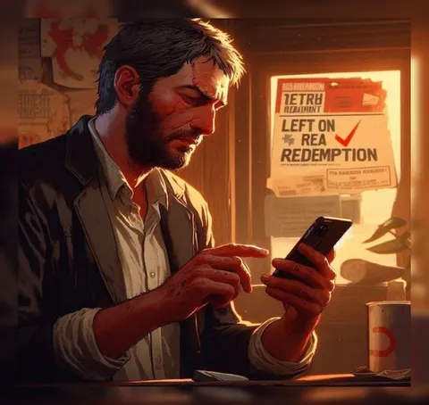 Man Checking His Phone