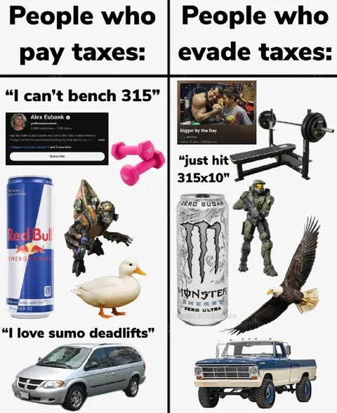 People Who Pay Taxes vs Evade