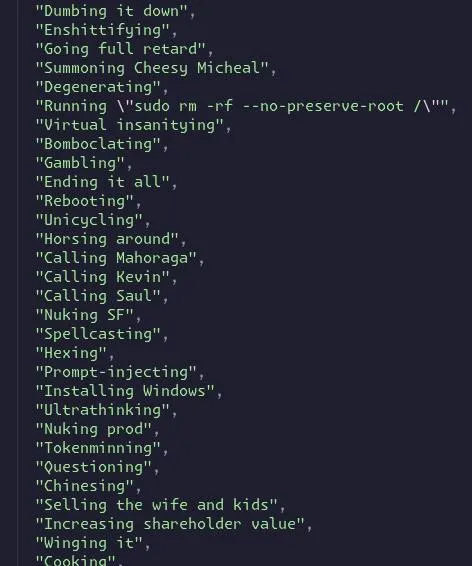 Chaotic List of Things to Do