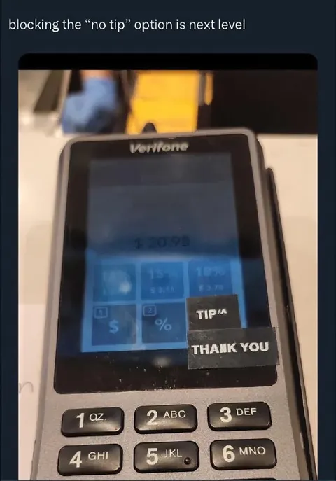 Blocking the No Tip Option