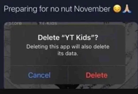 Preparing for No Nut November