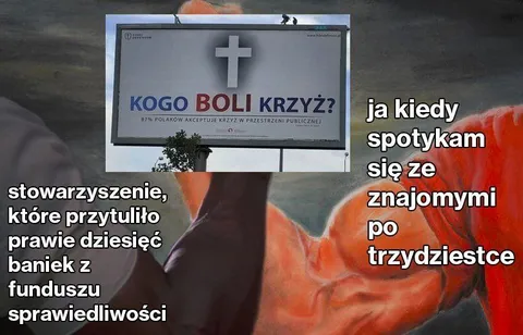 Kogo boli krzyż po trzydziestce