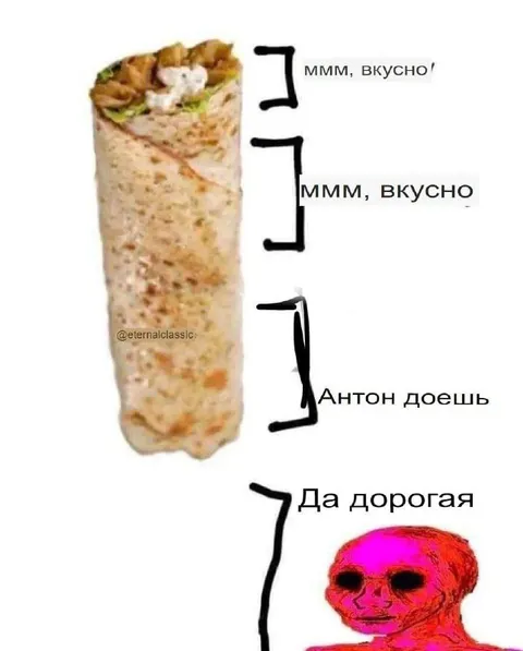 Антон доешь шаурму