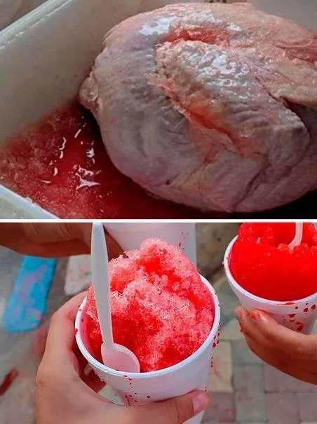 Сердце или снежный десерт