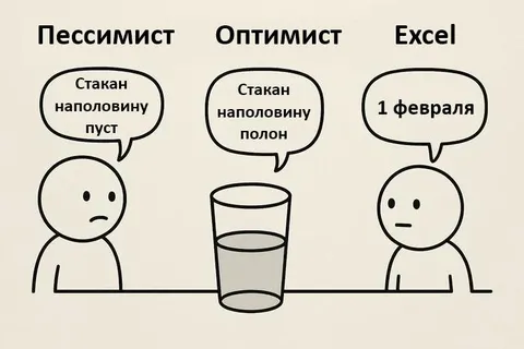 Пессимист, оптимист и Excel