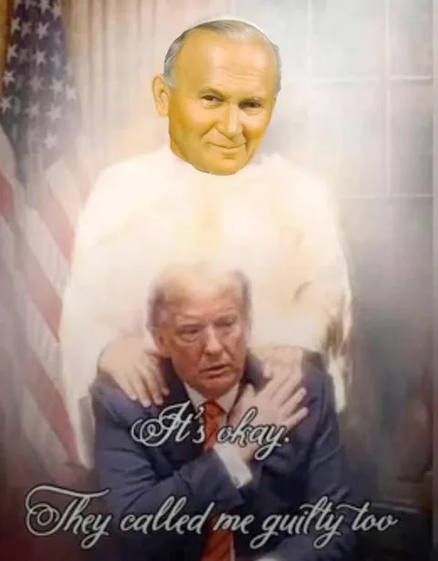 Pope Comforts Trump