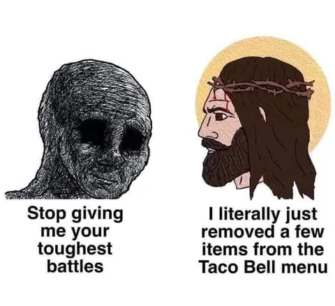 Jesus Removes Taco Bell Items