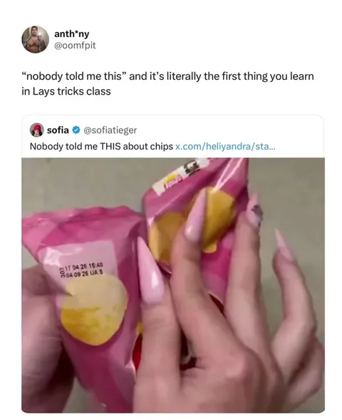 The First Lesson in Lays Tricks